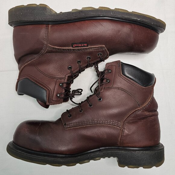 Red Wing Shoes Leather 2406 Steel Toe EH Safety Work Boots Men's Size 13 E2 - Picture 8 of 13